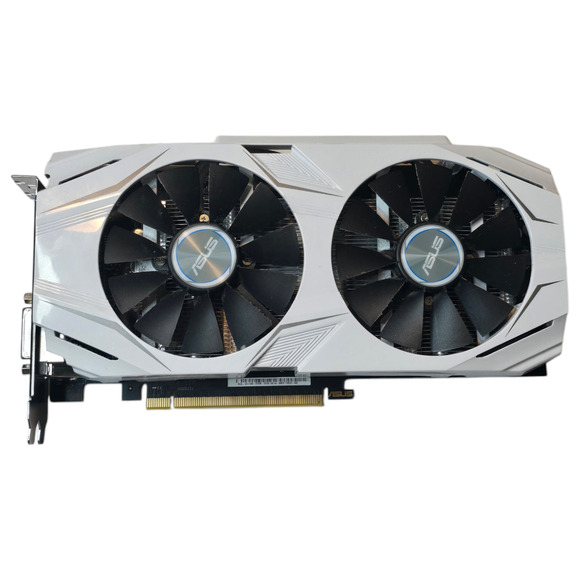 Asus GeForce GTX 1060 03G 3gb Dual Fan GPU White Graphics Card Video HDMI GDDR5 - Picture 1 of 8